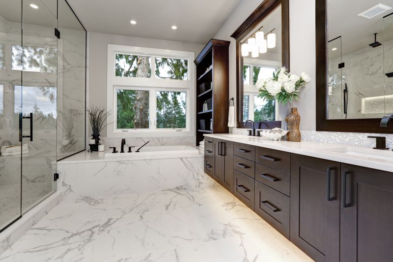 Spacious Master Bath with Natural Light